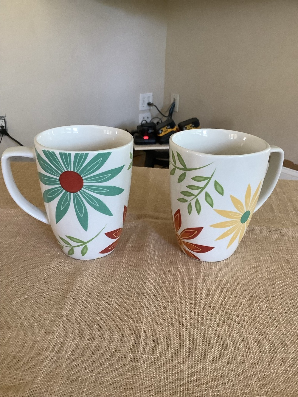 Corelle Happy Days Ceramic Coffee Mug Set -